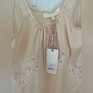 Peach loveshack fancy vintage looking dress never been worn